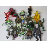 A quantity of Disney Toy Story, Harry potter and Teenage Mutant Ninja Turtles figurines.