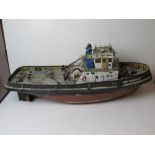 A model ship 'Smit Nederland' with various accessories, approx 83cm in length.