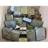 Fifty WWI/WWII Vickers oil tins.