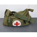 A Military First Aid kit with first aid