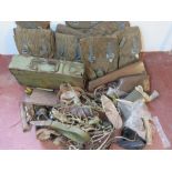 A quantity of militaria inc; MG34/42 sta