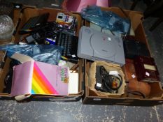 A VINTAGE SONY PLAYSTATION , TWO ZX SPECTRUM COMPUTERS, AND ELECTRICAL'S ETC.