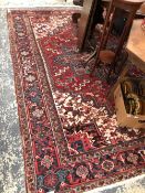 A PERSIAN HERIZ CARPET 326x249cms