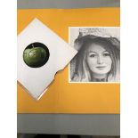 TWO APPLE RECORDS PROMO FOLDERS; PART OF "OUR FIRST FOUR" PROMO PACKAGE APPLE 2 & 4; MARY HOPKIN A