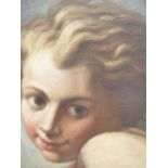 LATE 18th/EARLY 19th.C. ENGLISH SCHOOL ATTRIBUTED TO GEORGE ROMNEY (1734-1802) REPUTEDLY A