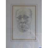 SOLOMAN BORISOVICH EPSTEIN (b 1925- ) ARR. PORTRAIT OF MITISLAV ROSTROPOVICH, SIGNED AD INSCRIBED