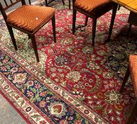 A PERSIAN CARPET OF CLASSIC DESIGN. 483 x 310cms