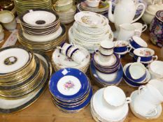 AN AYNSLEY COTTAGE GARDEN PART DINNER SERVICE , A DOULTON CARLYLE PART DINNER SERVICE, AND OTHER