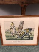 FOUR COMIC SHOOTING PRINTS AFTER CURRIER AND IVES, REPRODUCED BY PEMINGTON ARMSCO INC. 41x51cms (4)