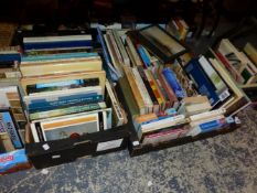 A LARGE QUANTITY OF BOOKS, REFERENCE WORKS ETC.