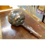 AN IMPRESSIVE ANTIQUE ROOT BALL SHILLELAGH.