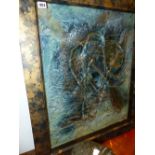 A LARGE IMPASTO WALL PANEL.