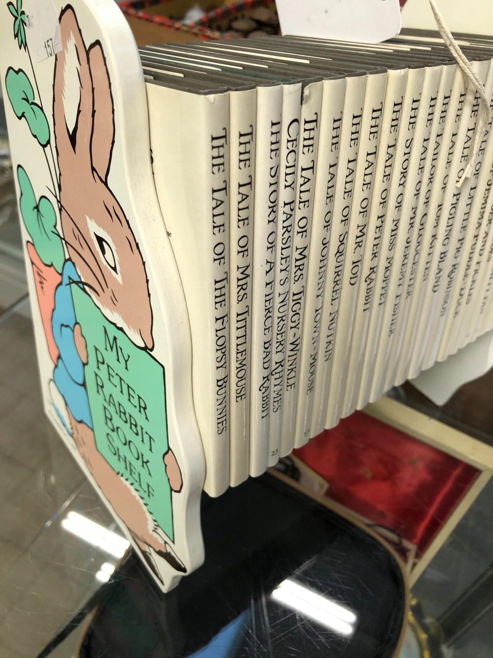 BOOKS: MY PETER RABBIT BOOK SHELF. TOGETHER WITH TWENTY THREE BEATRIX POTTER BOOKS