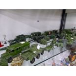 A QUANTITY OF DIE CAST MILITARY VEHICLES ETC.