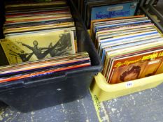 A LARGE QUANTITY OF RECORD ALBUMS, CLASSICAL AND EASY LISTENING.