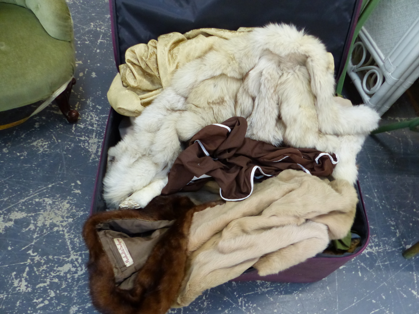 VARIOUS FUR COATS, ETC.