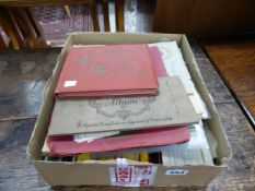 A COLLECTION OF CIGARETTE CARDS AND ALBUMS ETC.