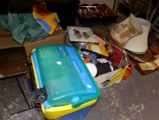 A LARGE QUANTITY OF GENERAL HOUSEHOLD ITEMS, COLLECTABLES ETC.