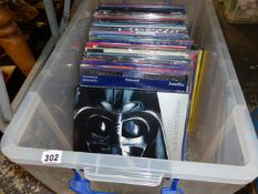 A COLLECTION OF VARIOUS LASER DISC MOVIES.