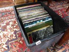 A QUANTITY OF LP RECORD ALBUMS INC. BILLY BRAGG, MADONNA, ROLLING STONES, HUMAN LEAGUE, PINK