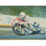 RODNEY DIGGENS (B 1937), ARR. MIKE HAILWOOD WINNING THE 1978 ISLE OF MAN T.T. ON A DUCATI,