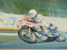 RODNEY DIGGENS (B 1937), ARR. MIKE HAILWOOD WINNING THE 1978 ISLE OF MAN T.T. ON A DUCATI,