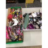 A LARGE QUANTITY OF VARIOUS COSTUME JEWELLERY.