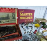VINTAGE DIE CAST ANIMALS, CHARBENS FARM VEHICLES AND OTHERS, AN ASTRA FIELD GUN, ETC.