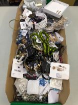 A LARGE COLLECTION OF COSTUME JEWELLERY ( TO BE SOLD ON BEHALF OF THE CHILDRENS SOCIETY)