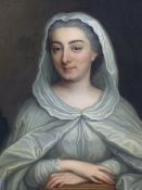 OLD MASTER SCHOOL. A PORTRAIT OF A LADY AS A VESTAL VIRGIN. REPUTEDLY OF CLAUDE-LOUISE DE LORY (