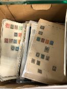 A LARGE QUANTITY OF WORLD STAMPS.