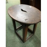 A PAIR OF 19th C. CHAIRS, THE BACKS WITH BOBBIN TURNING BELOW THE CURVED TOP RAILS, THE OAK SADDLE