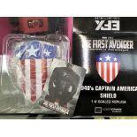 A MARVEL COMICS CAPTAIN AMERICA SHEILD REPLICA. BOXED.