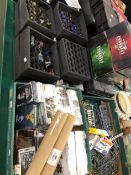 A LARGE COLLECTION OR WARHAMMER FIGURES AND ACCESSORIES ETC.