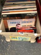 A COLLECTION OF LP AND 45S, MAINLY EASY LISTENING