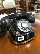 A VINTAGE BELGIAN TELEPHONE.