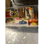 A COLLECTION OF BOXED CONSTRUCTION KITS FOR WAR PLANES, TANKS AND OTHER VEHICLES