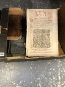 A QUANTITY OF EPHEMERA, PRINTS, BOOKS TO INCLUDE THE SANTCI THOMAE AQUINATIS, ETC.