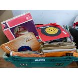 A COLLECTION OF 45RPM DISCS MAINLY POP AND ROCK