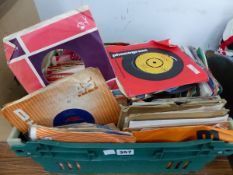 A COLLECTION OF 45RPM DISCS MAINLY POP AND ROCK