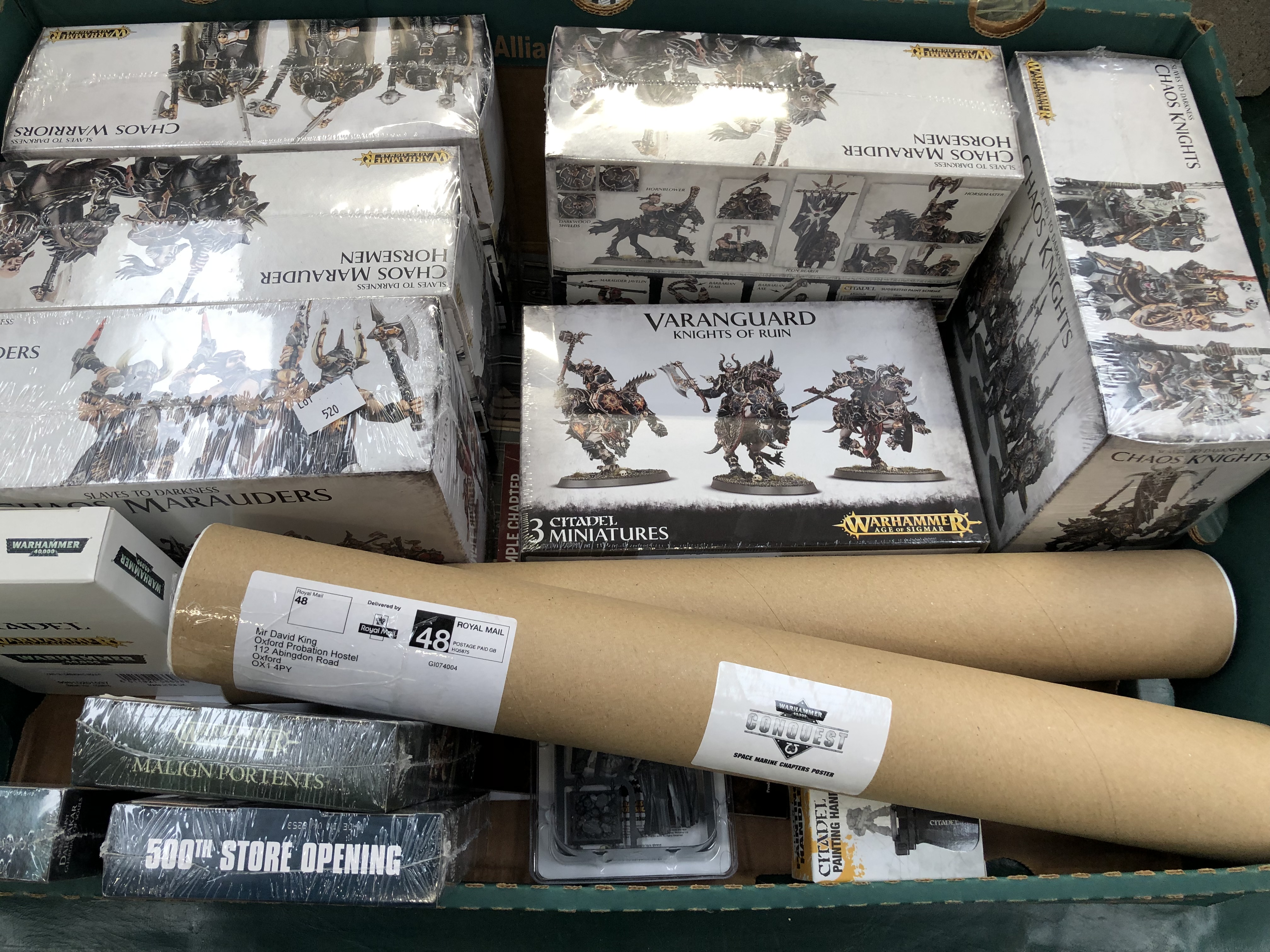 A LARGE COLLECTION OR WARHAMMER FIGURES AND ACCESSORIES ETC. - Image 9 of 23