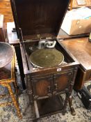 AN ACADEMY CABINET GRAMOPHONE.