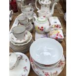 CROWN STAFFORDSHIRE, PORTMEIRION AND OTHER TEA WARES