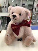 A STEIFF 1909-2009 COLLECTORS BEAR WITH GROWLER IN BOX.