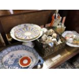 A COLLECTION OF VARIOUS VICTORIAN AND LATER CHINA WARES.