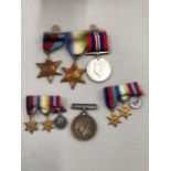 A GROUP OF WW2 MEDALS AND MINIATURES.