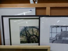 FOUR CONTEMPORARY PHOTOGRAPHS OF ARCHITECTURAL SUBJECTS.