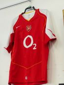 PATRICK VIEIRA SIGNED ARSENAL SHIRT