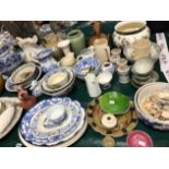 A LARGE QUANTITY OF VARIOUS DECORATIVE CHINA AND DINNER WARES.