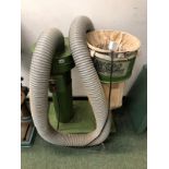 A CHARNWOOD W890 DUST EXTRACTOR WITH INSTRUCTION MANUAL.